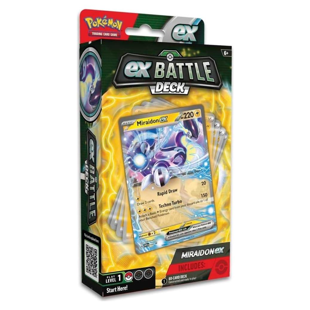 Mazo de Batalla Pokémon TCG Miraidon EX - 60 Cartas