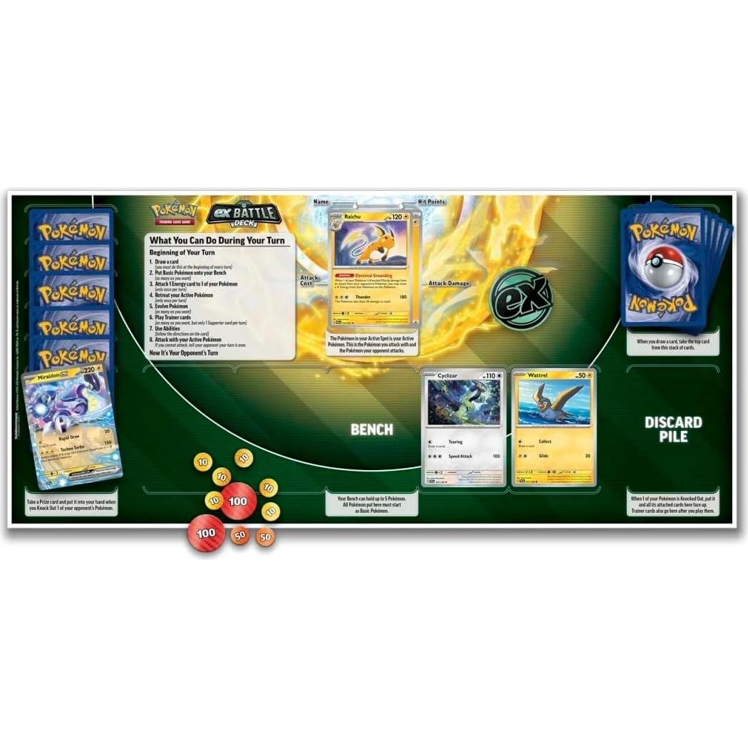 Mazo de Batalla Pokémon TCG Miraidon EX - 60 Cartas