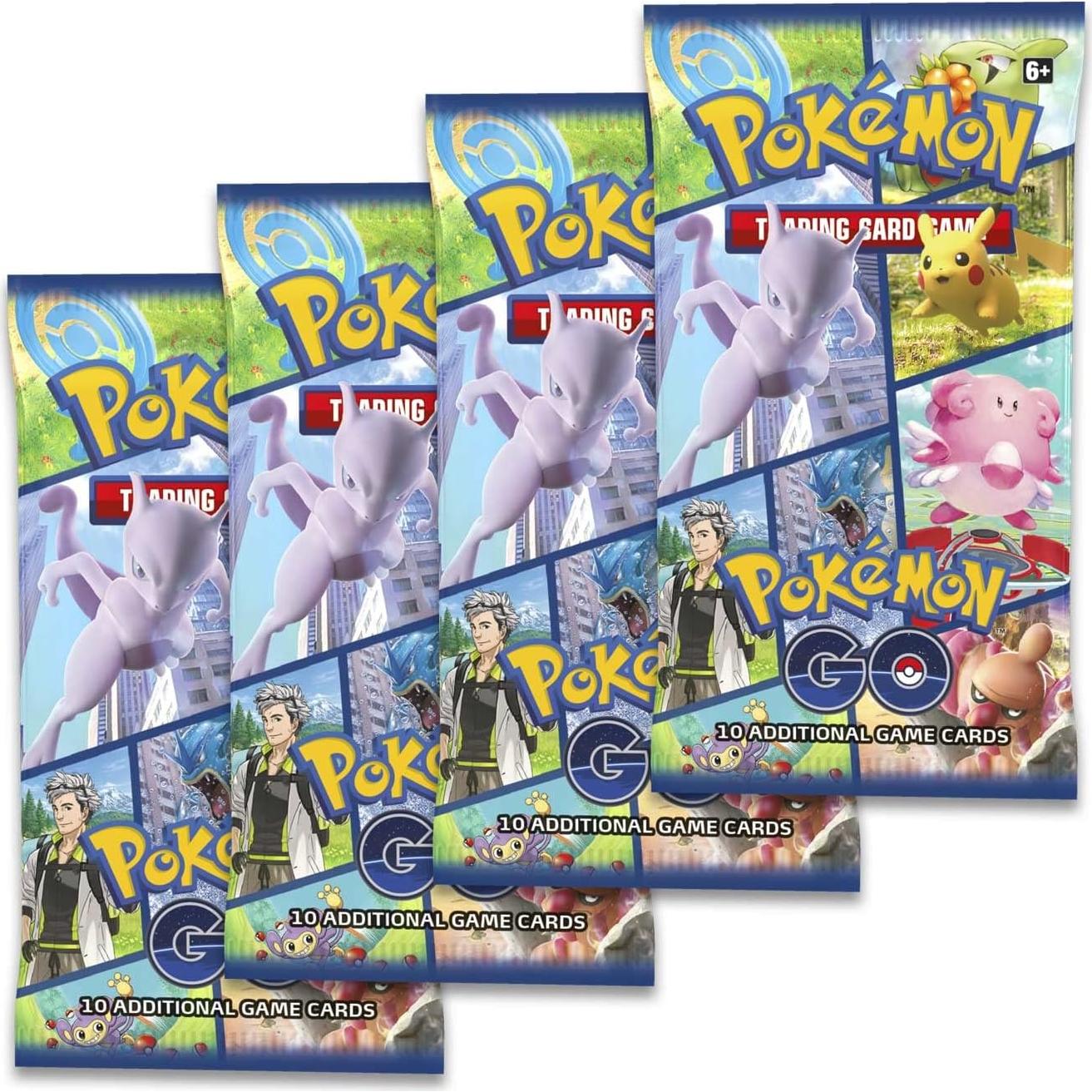 Pokémon TCG: GO Tin Snorlax - 2 Cartas Foil y 4 Paquetes