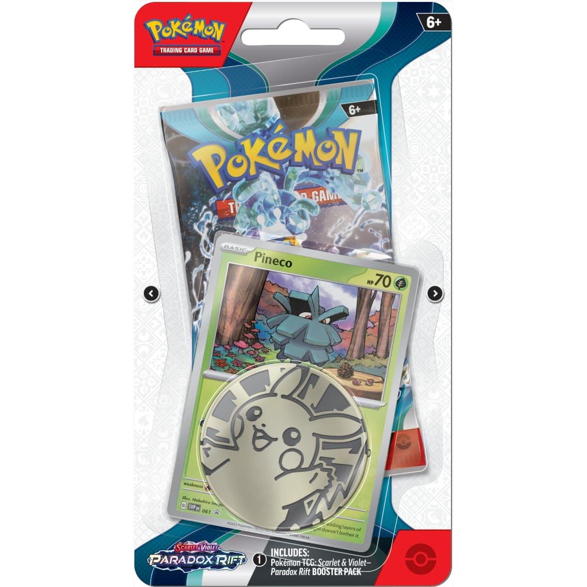 Paquete de Blister Checklane Pokémon TCG Escarlata y Púrpura