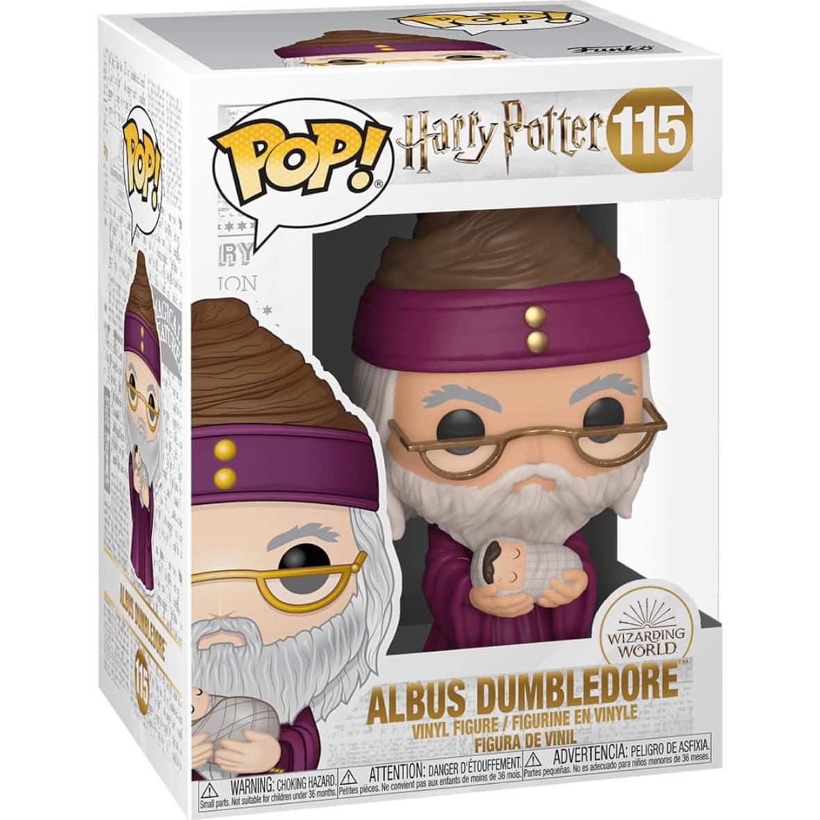 Funko Pop! Harry Potter Dumbledore con Bebé Harry 9,5 cm