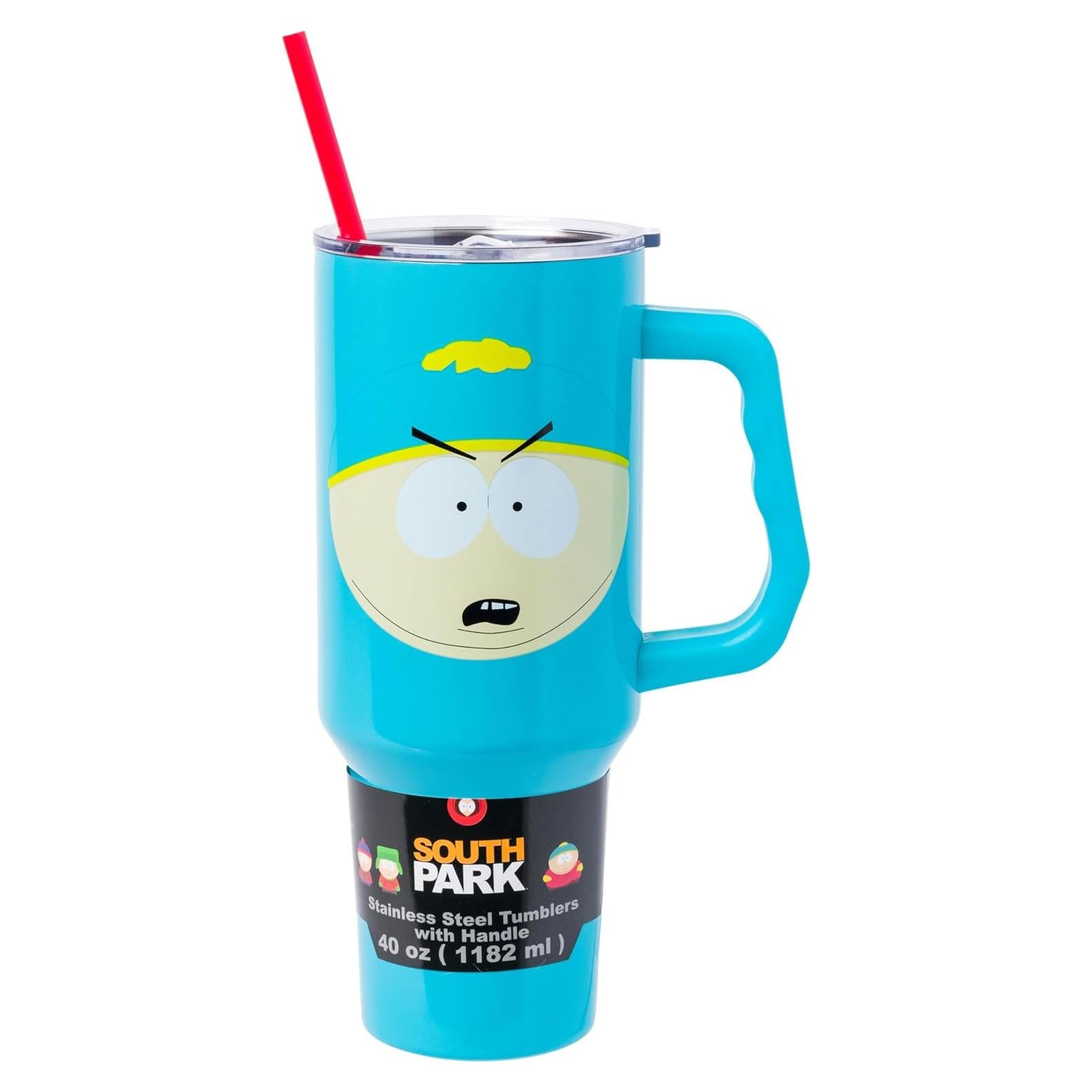 Vaso Acero Inoxidable Silver Buffalo Cartman 1.18L Asa