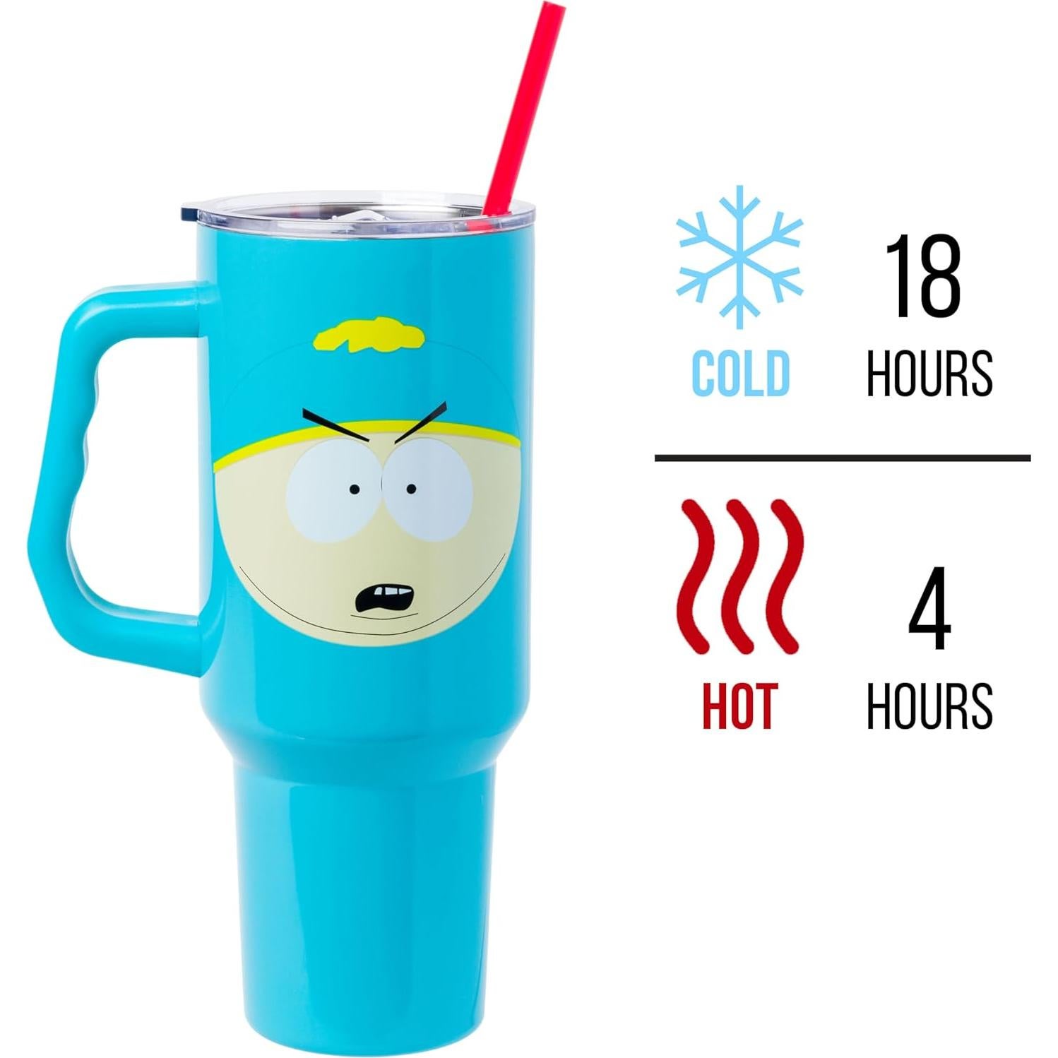 Vaso Acero Inoxidable Silver Buffalo Cartman 1.18L Asa