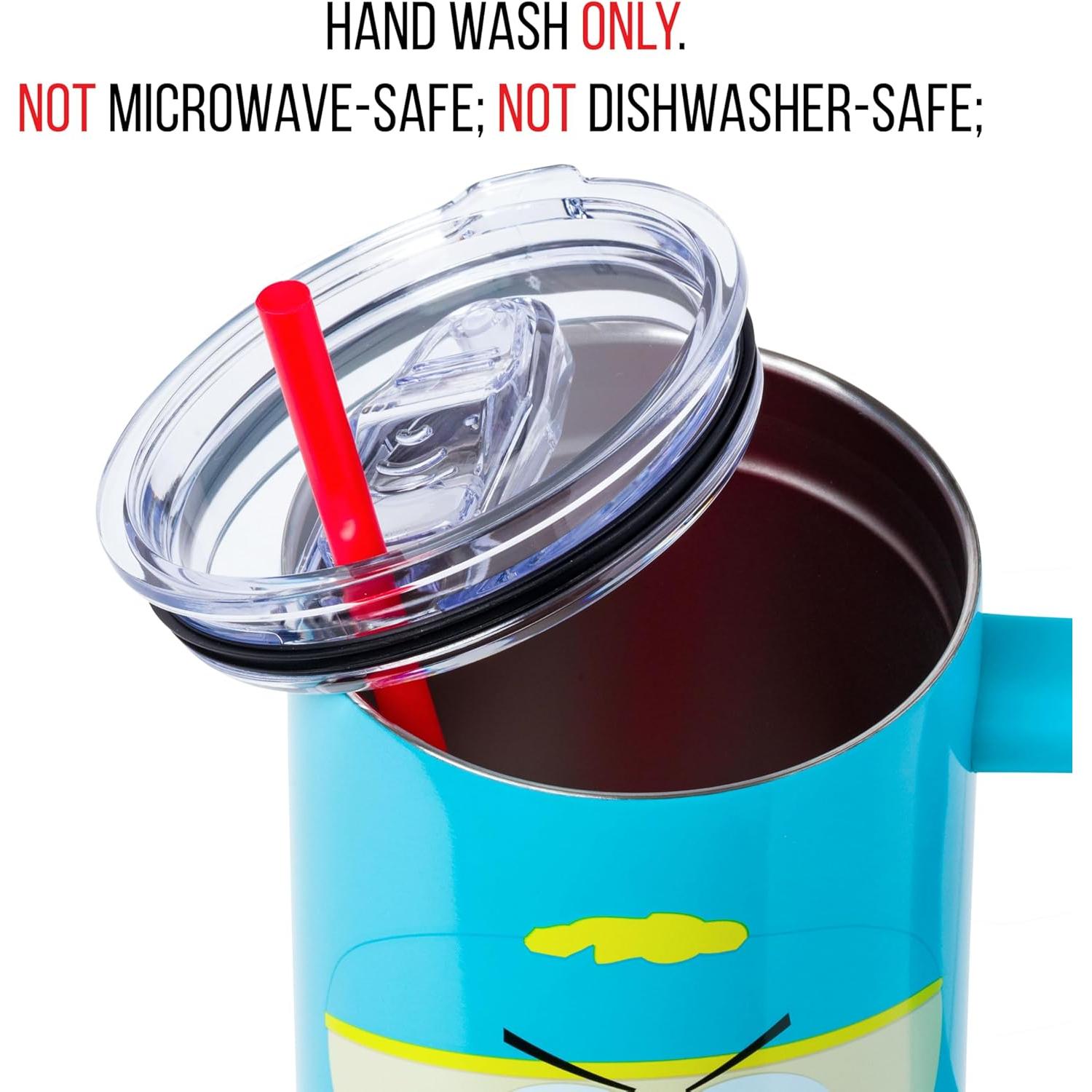 Vaso Acero Inoxidable Silver Buffalo Cartman 1.18L Asa