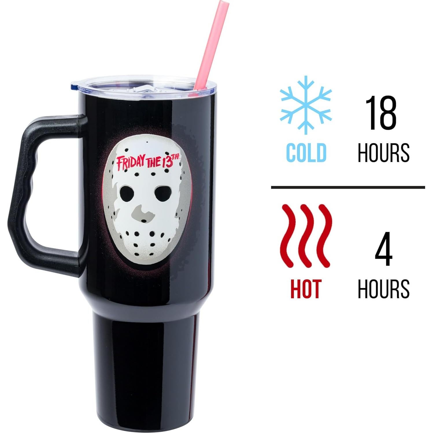 Vaso Acero Inoxidable Silver Buffalo Jason Voorhees 1.18L