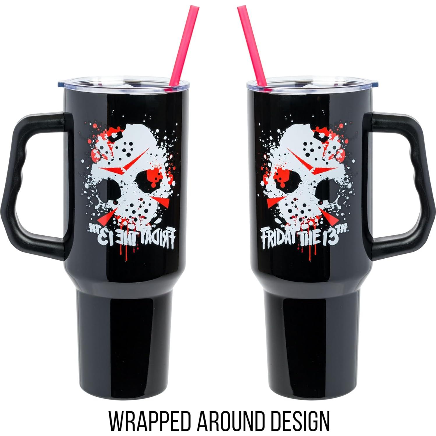 Vaso Acero Inoxidable Silver Buffalo 1.18L Viernes 13