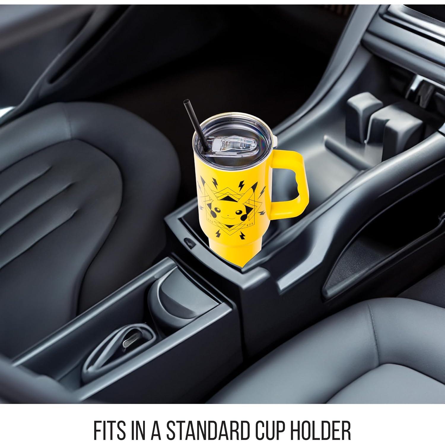 Vaso Acero Inoxidable Silver Buffalo Pikachu 1.18 L con Asa