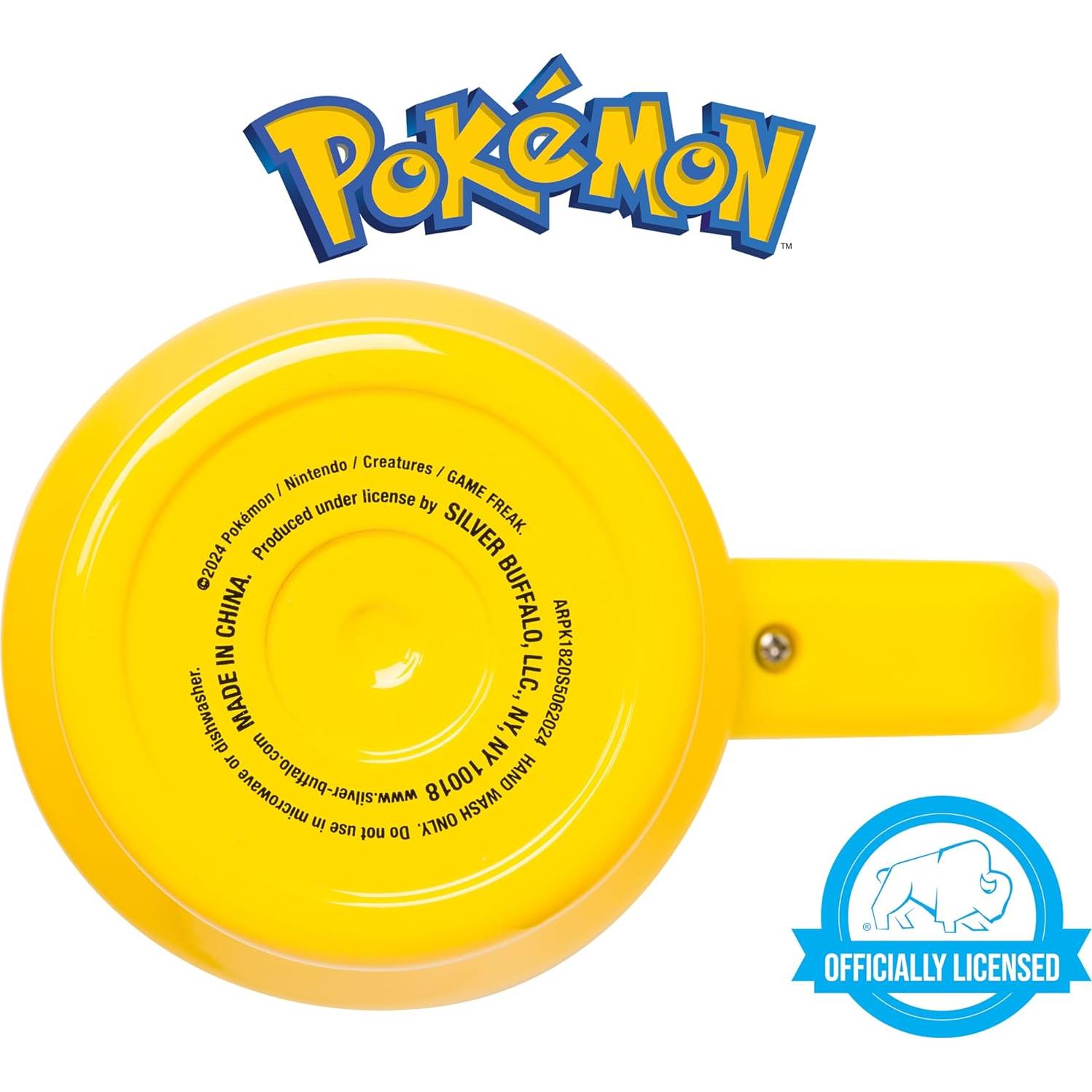 Vaso Acero Inoxidable Silver Buffalo Pikachu 1.18 L con Asa