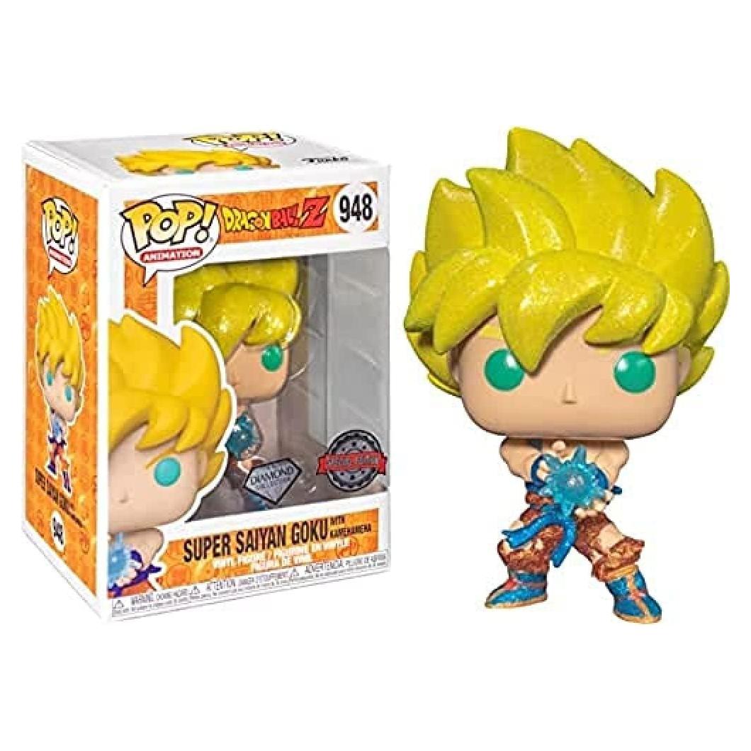 Figura Funko Pop Goku Super Saiyan Kamehameha Edición Diamante