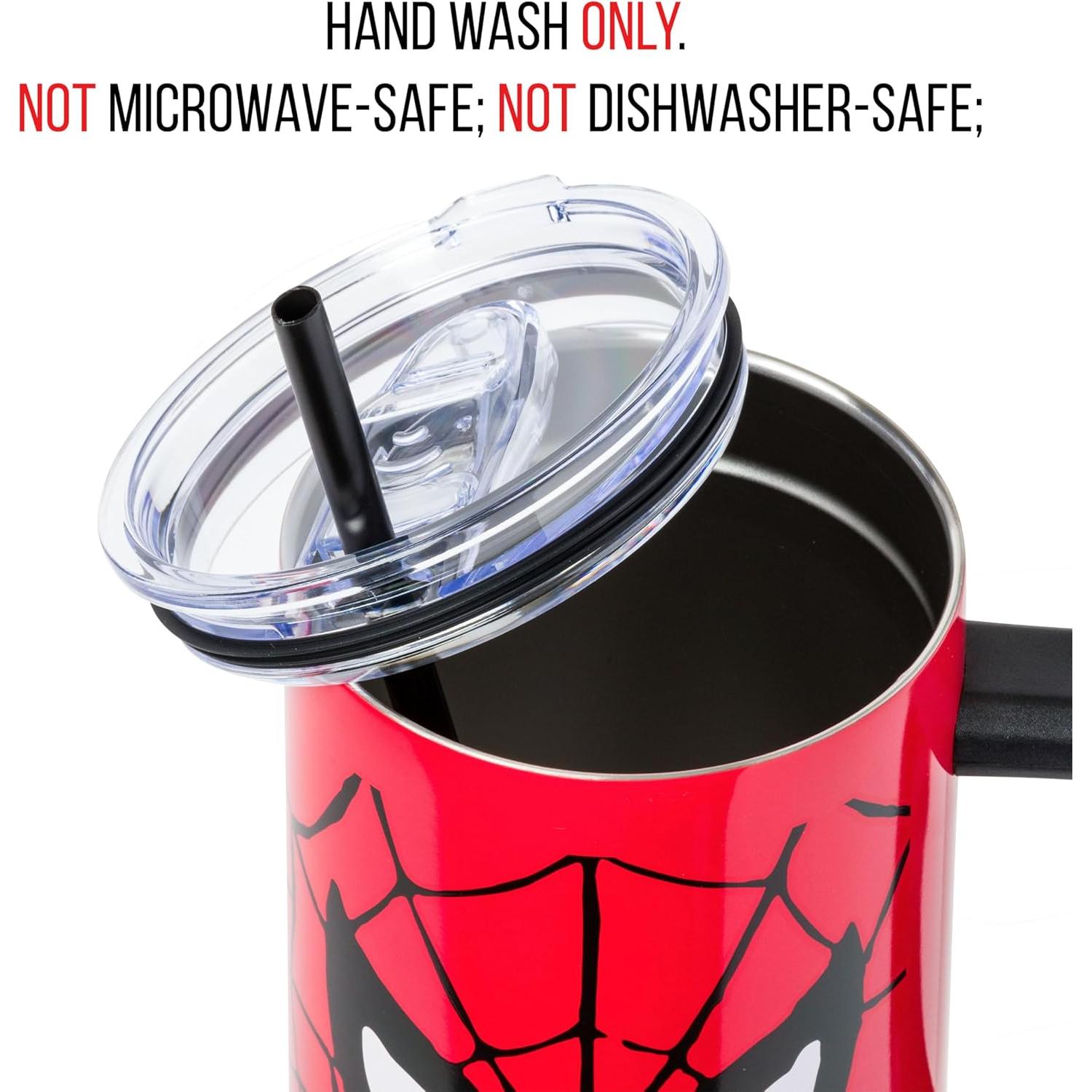 Vaso Acero Inoxidable Silver Buffalo Spider-Man 1.18L con Asa