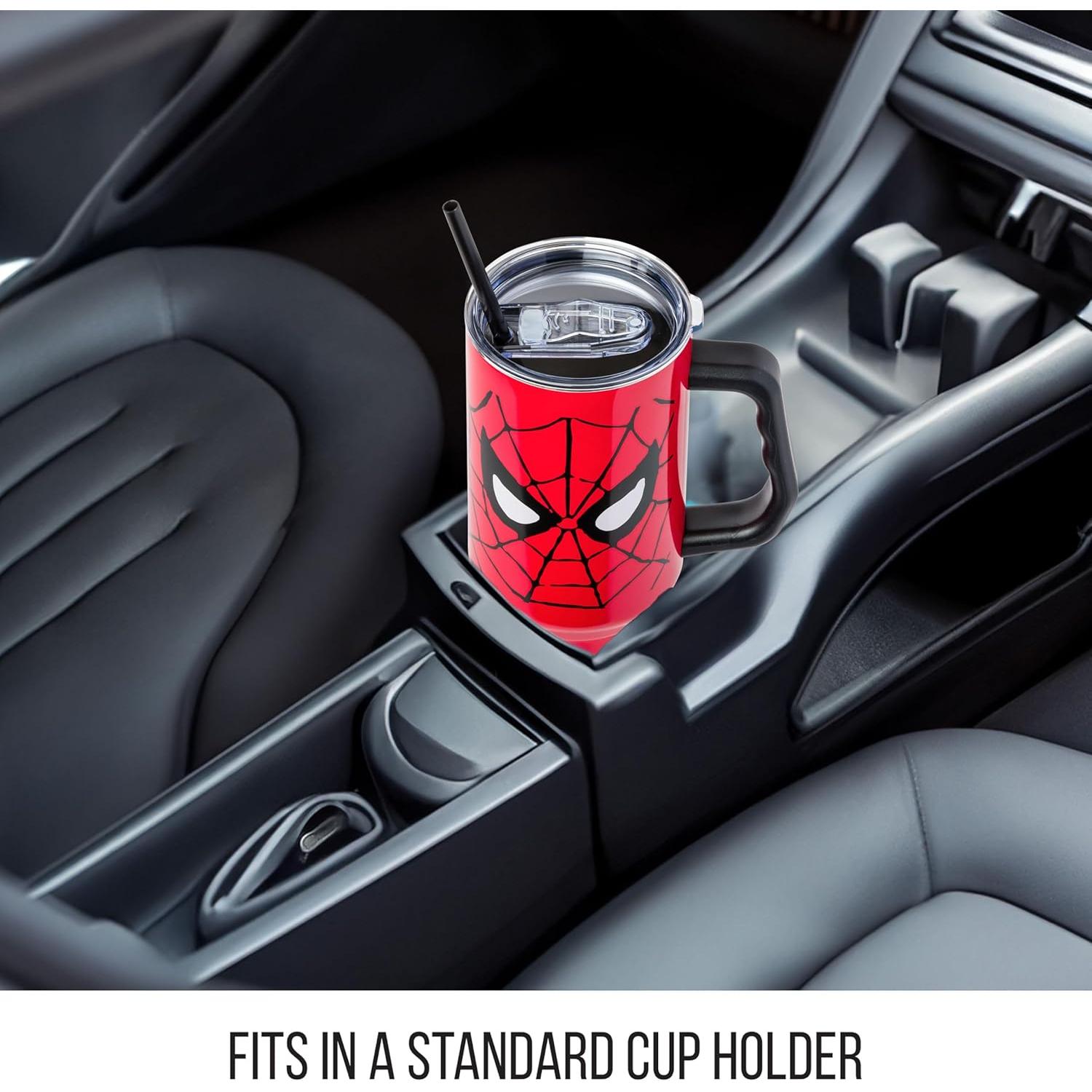 Vaso Acero Inoxidable Silver Buffalo Spider-Man 1.18L con Asa