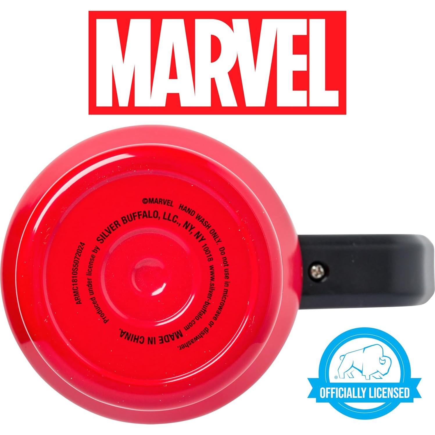 Vaso Acero Inoxidable Silver Buffalo Spider-Man 1.18L con Asa