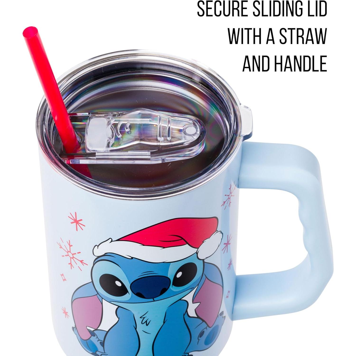 Vaso Acero Inoxidable Silver Buffalo Lilo y Stitch 1.18L