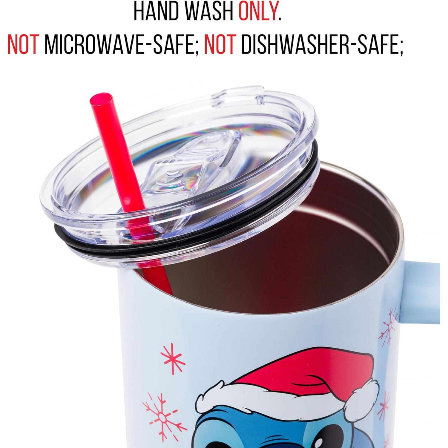 Vaso Acero Inoxidable Silver Buffalo Lilo y Stitch 1.18L