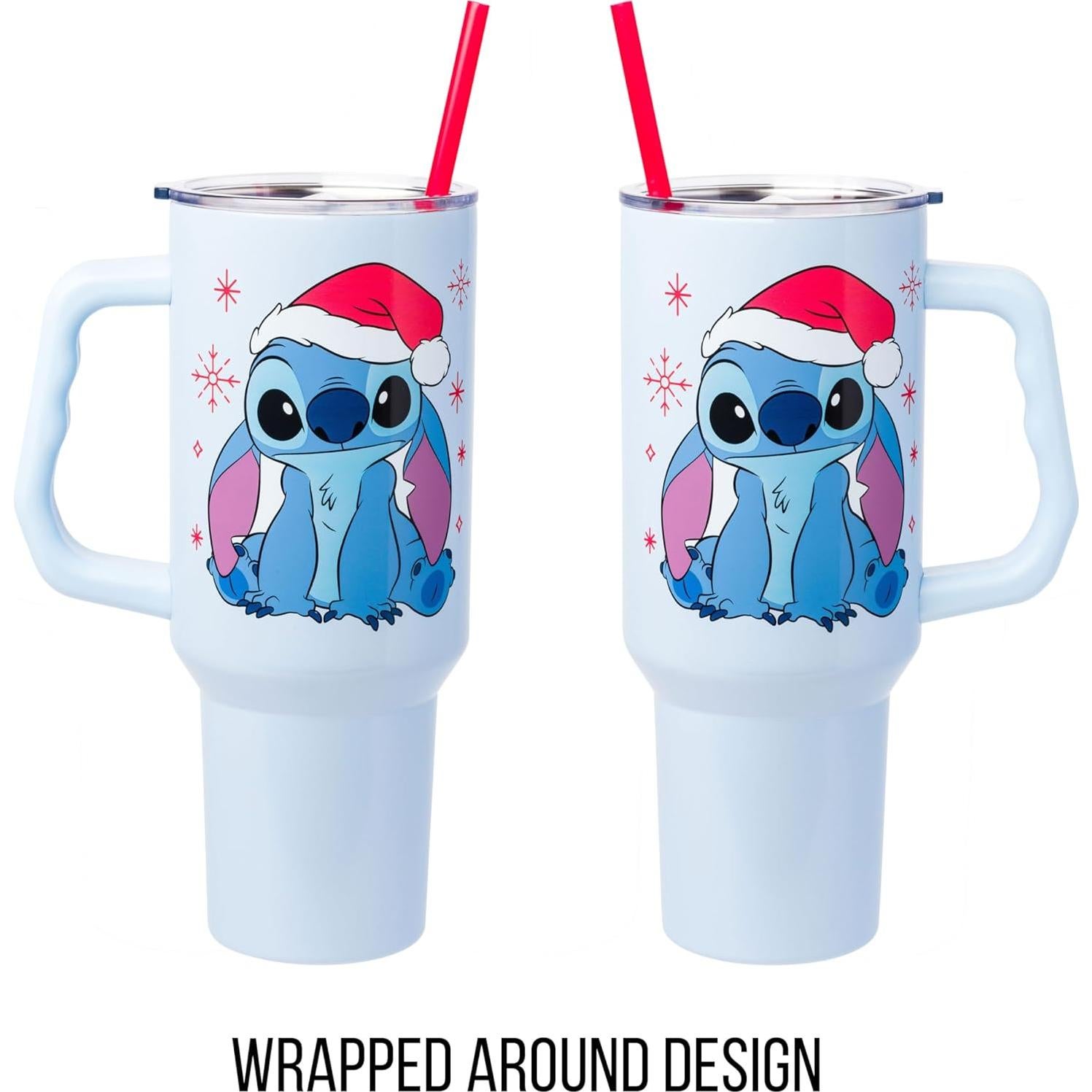 Vaso Acero Inoxidable Silver Buffalo Lilo y Stitch 1.18L