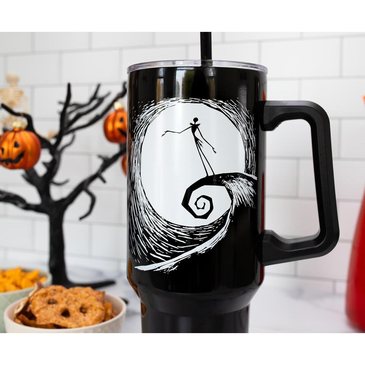 Vaso Acero Inoxidable Silver Buffalo 1.18 L Jack Skellington