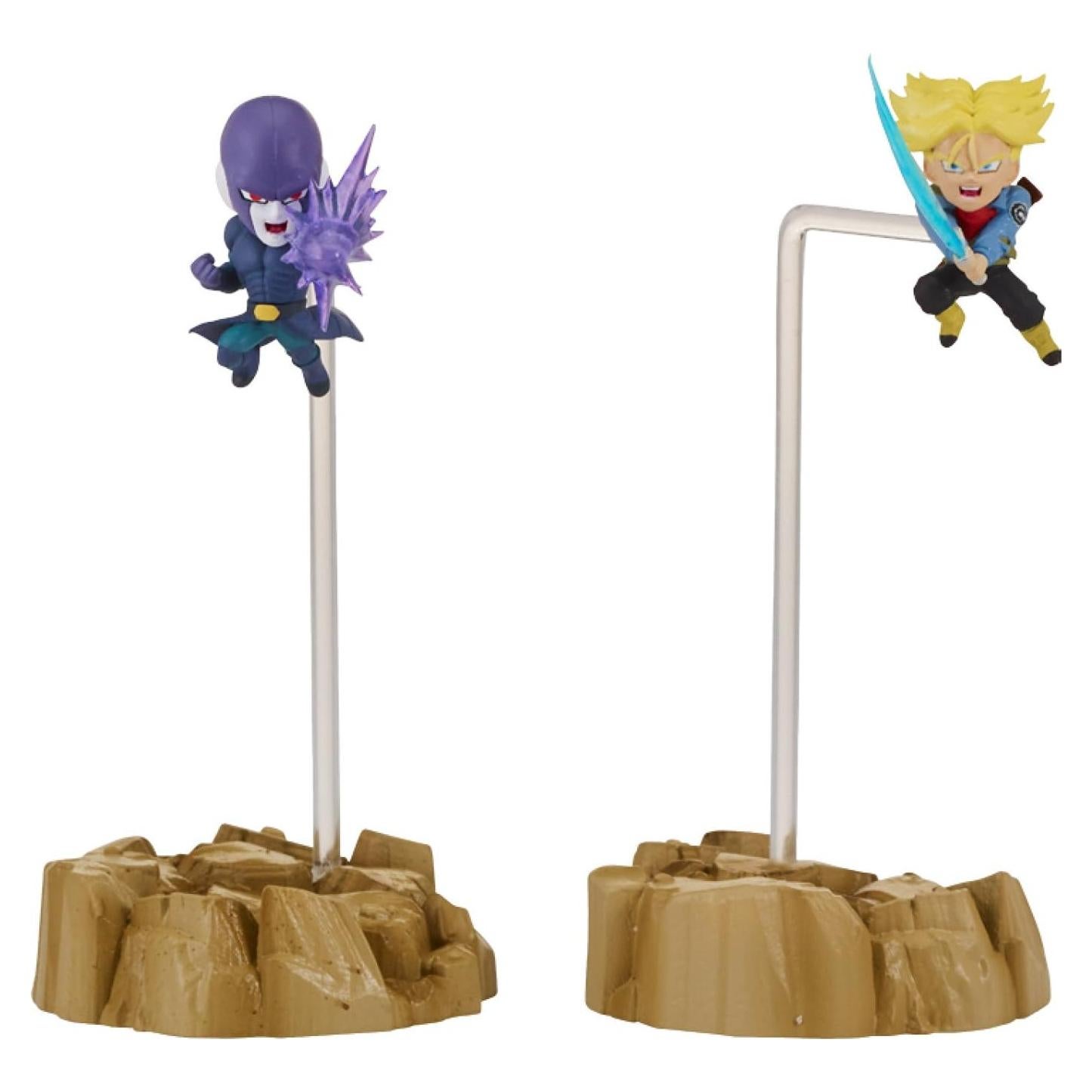 Figuras Dragon Ball Super Nano Trunks vs Hit 2-Pack 3.81 cm