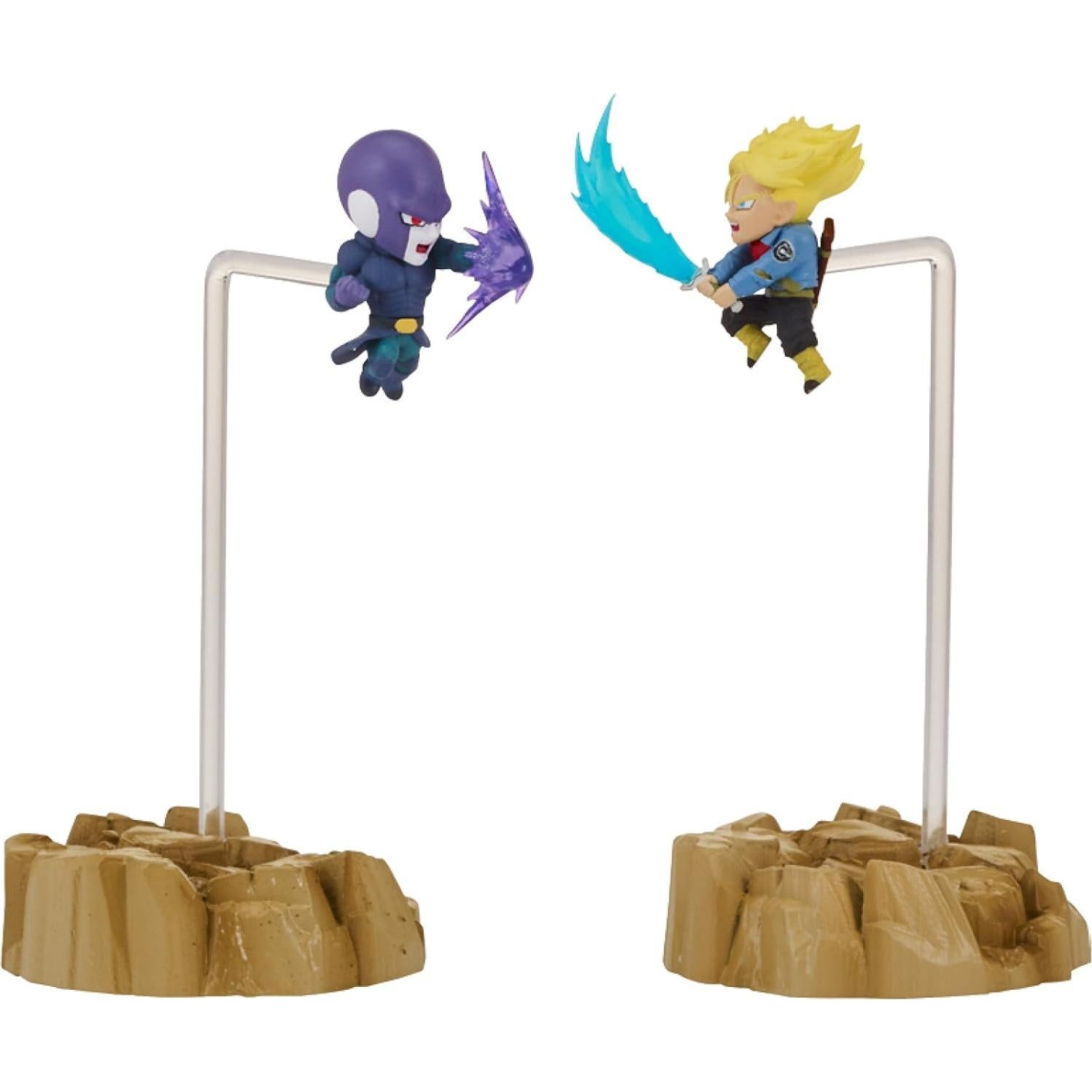 Figuras Dragon Ball Super Nano Trunks vs Hit 2-Pack 3.81 cm