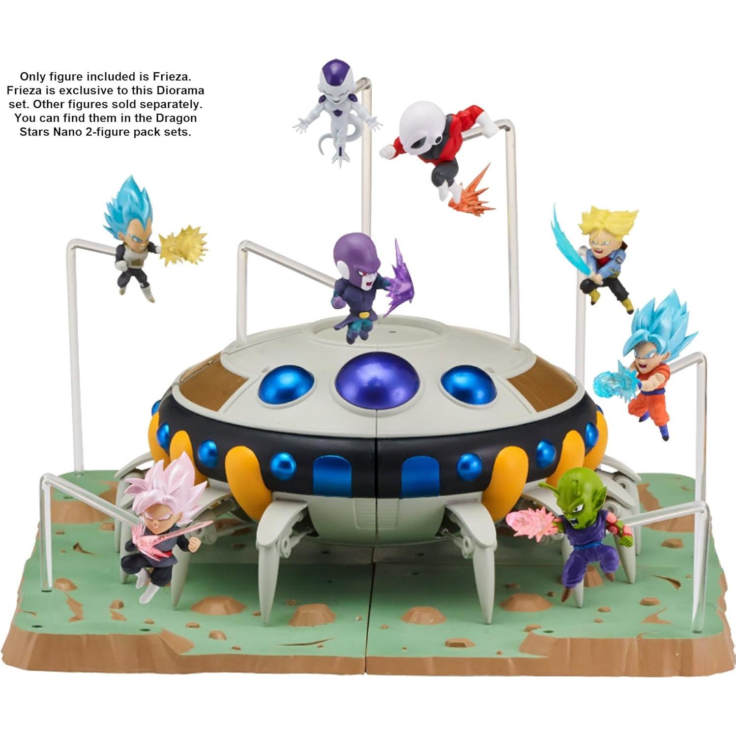 Figuras Dragon Ball Super Nano Trunks vs Hit 2-Pack 3.81 cm