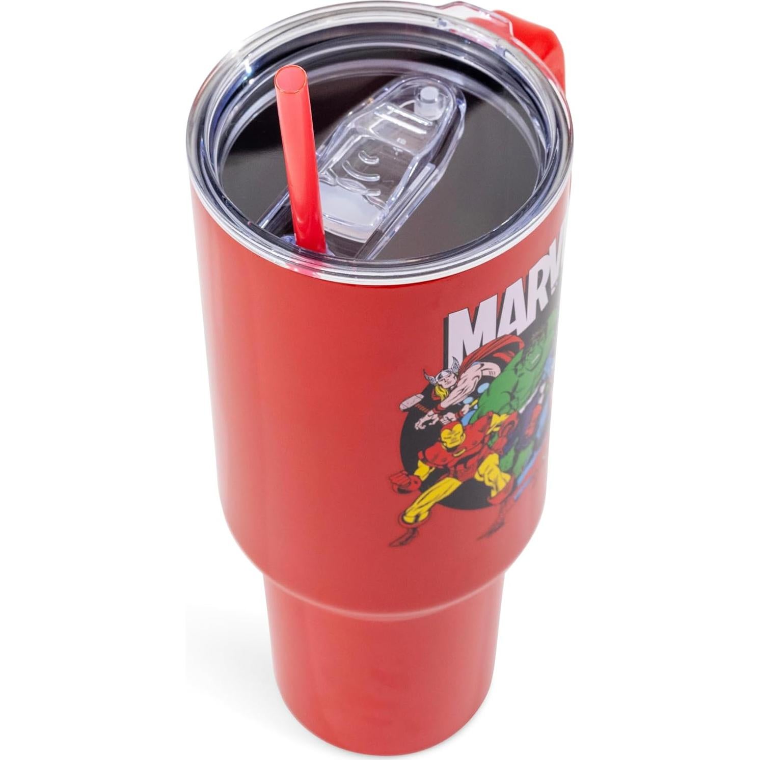 Vaso Acero Inoxidable Silver Buffalo Avengers 1.18L con Asa