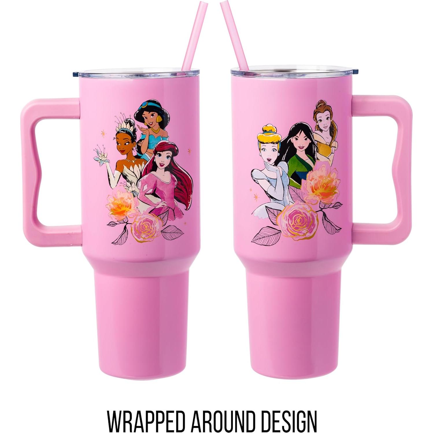 Vaso Acero Inoxidable Silver Buffalo Princesas Disney 1.18L