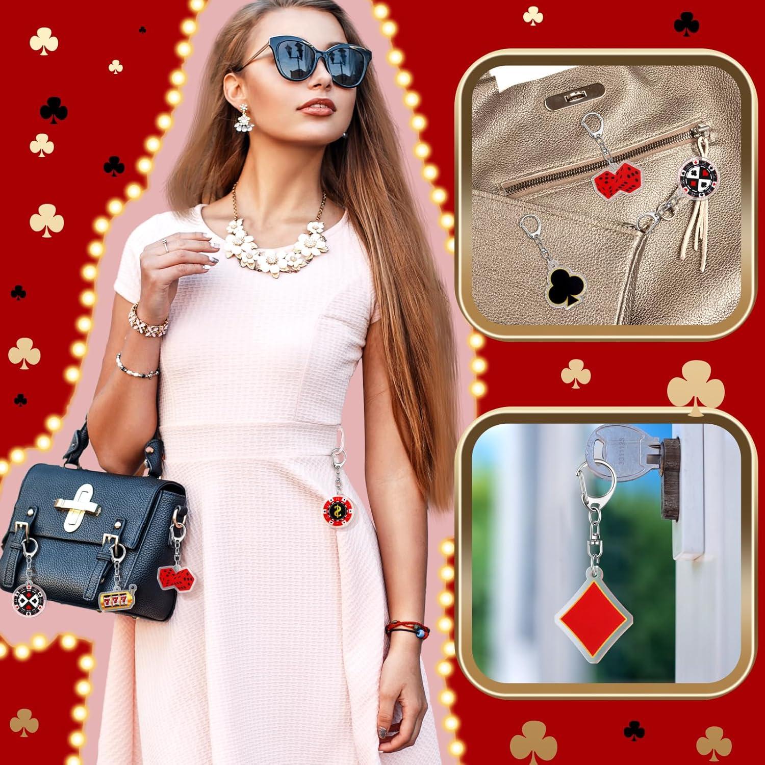 48 Llaveros de Fiesta de Casino Tondiamo - Recuerdos Elegantes