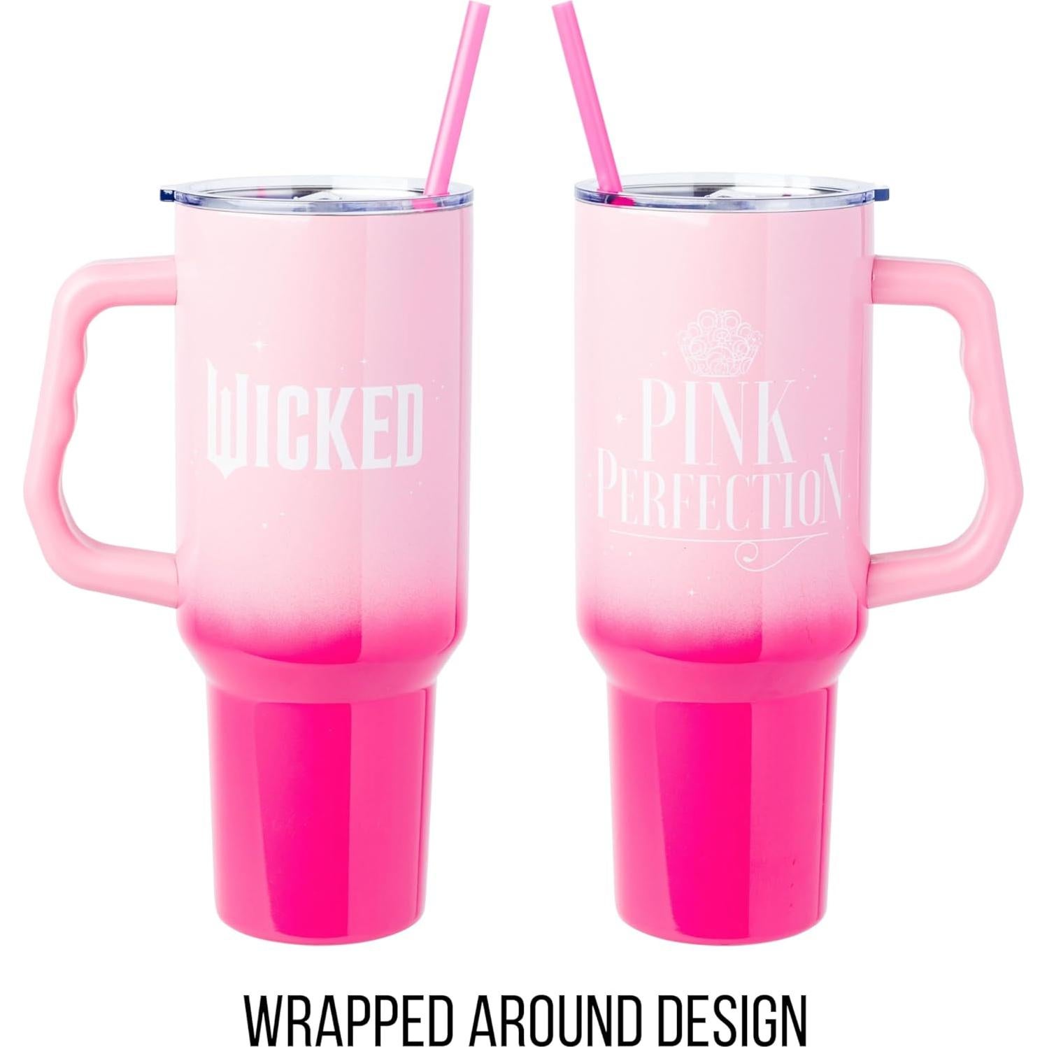 Vaso Acero Inoxidable Silver Buffalo Glinda Rosa 1.18L