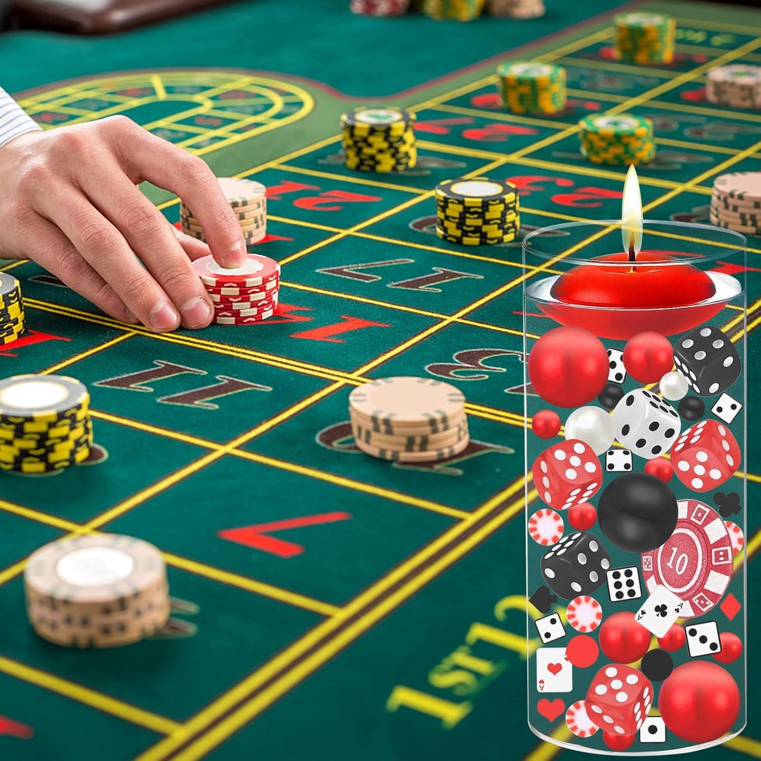 Relleno de Jarrón con Tema de Casino FEICUIBEXI 414 Pcs