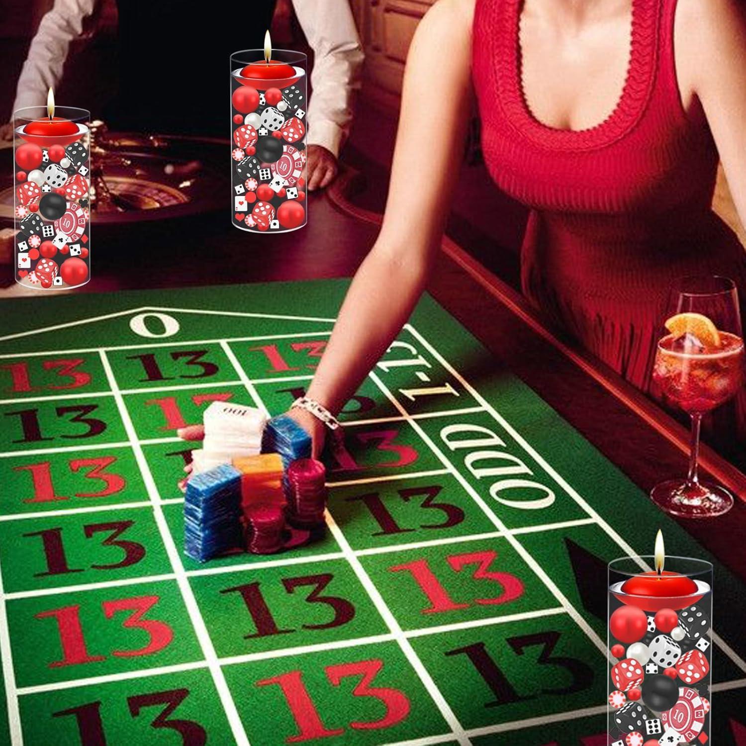 Relleno de Jarrón con Tema de Casino FEICUIBEXI 414 Pcs