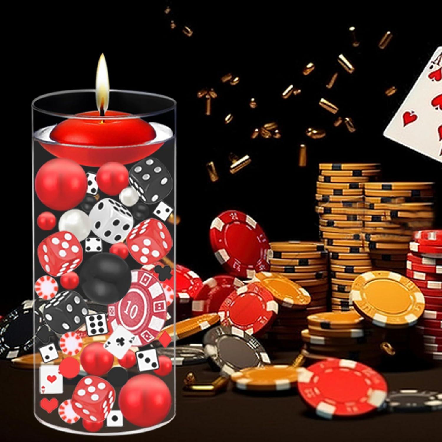 Relleno de Jarrón con Tema de Casino FEICUIBEXI 414 Pcs