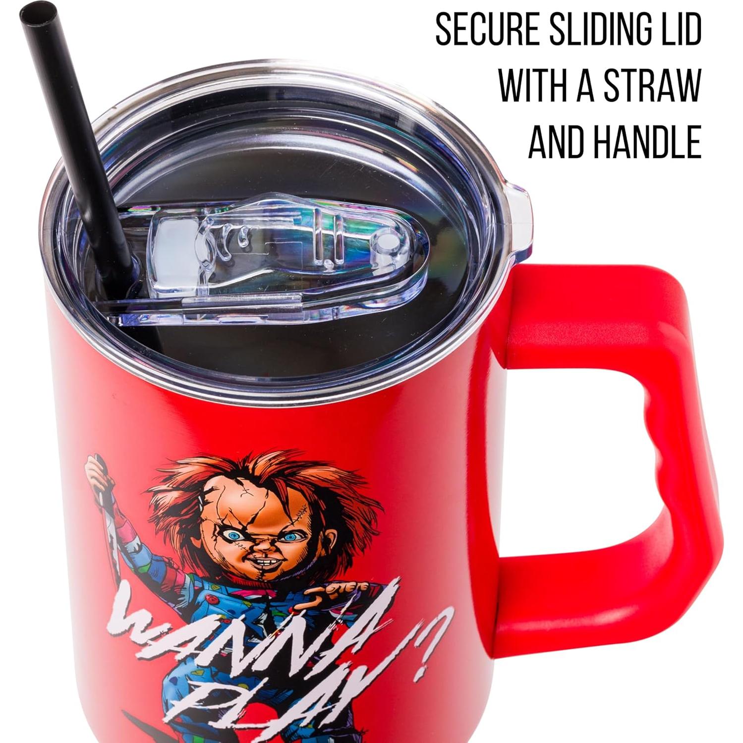 Vaso Acero Inoxidable Silver Buffalo Chucky 1.18L con Asa