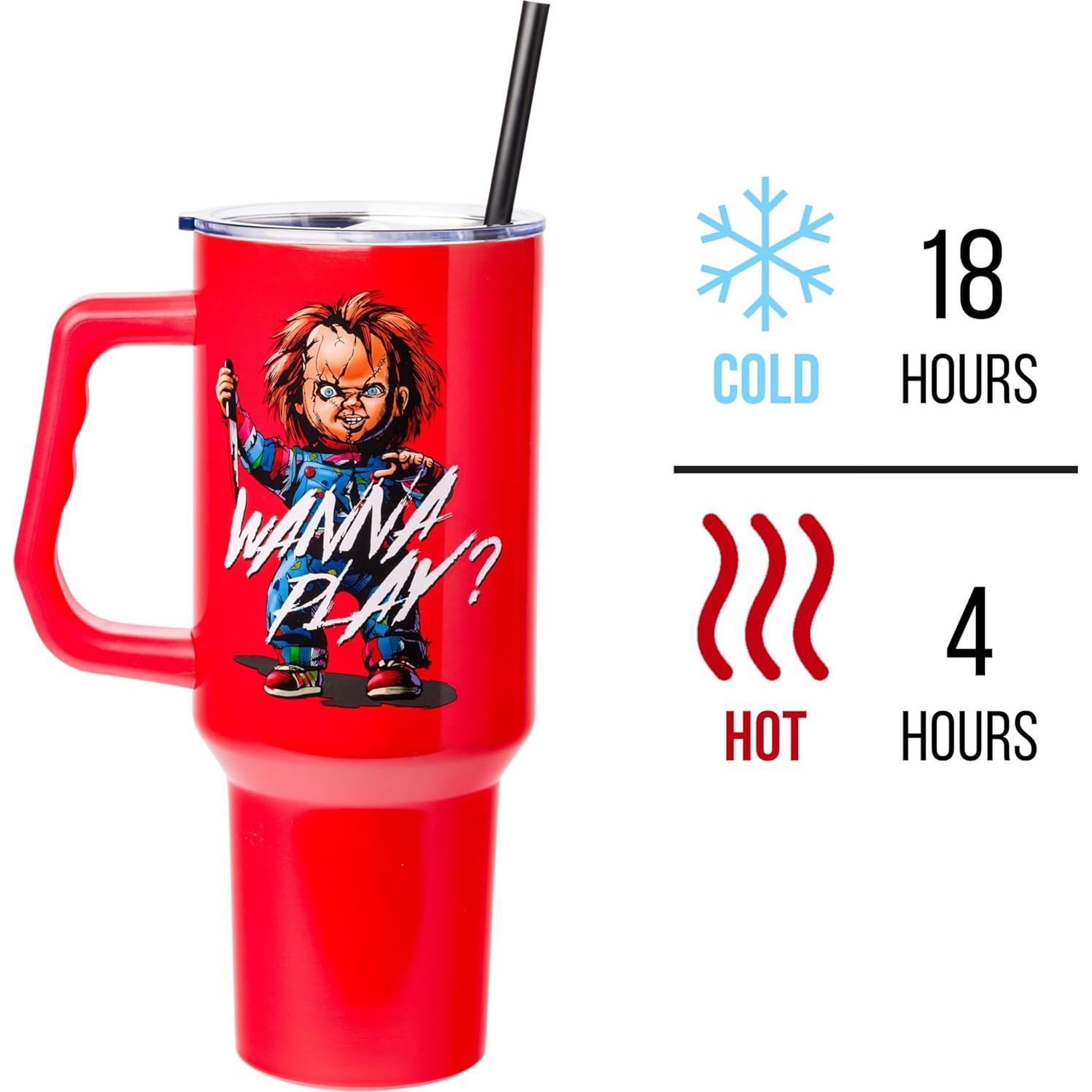 Vaso Acero Inoxidable Silver Buffalo Chucky 1.18L con Asa