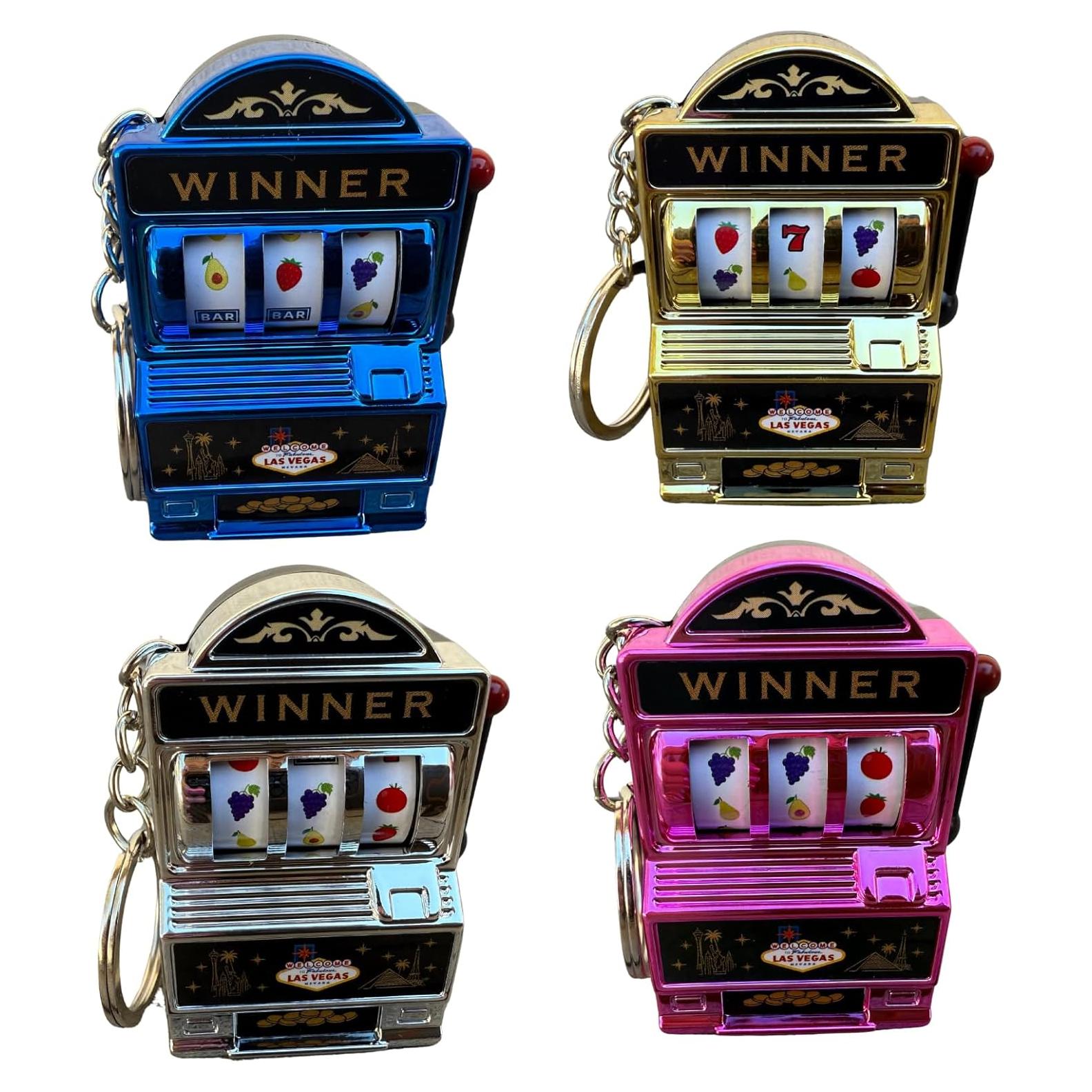 Llavero Máquina Tragamonedas Las Vegas - Souvenir Interactivo