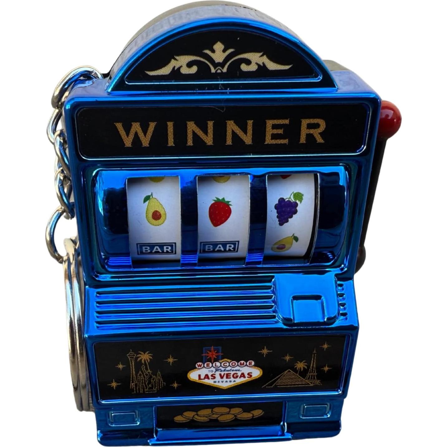Llavero Máquina Tragamonedas Las Vegas - Souvenir Interactivo