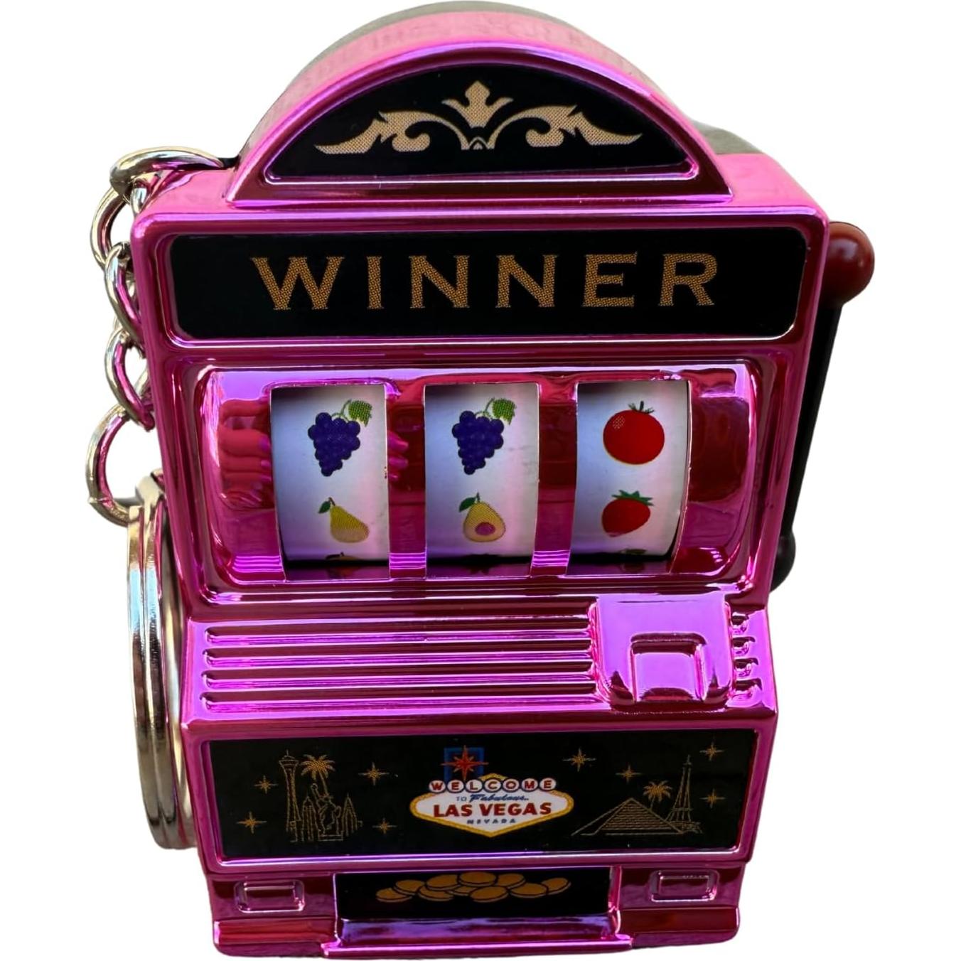 Llavero Máquina Tragamonedas Las Vegas - Souvenir Interactivo