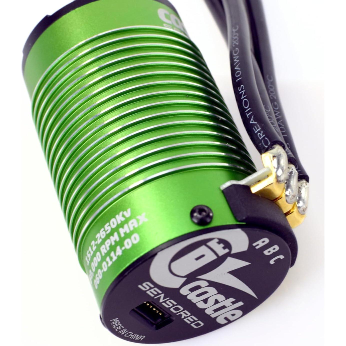 Motor Brushless Sensorizado Castle Creations 1512-2650KV V2