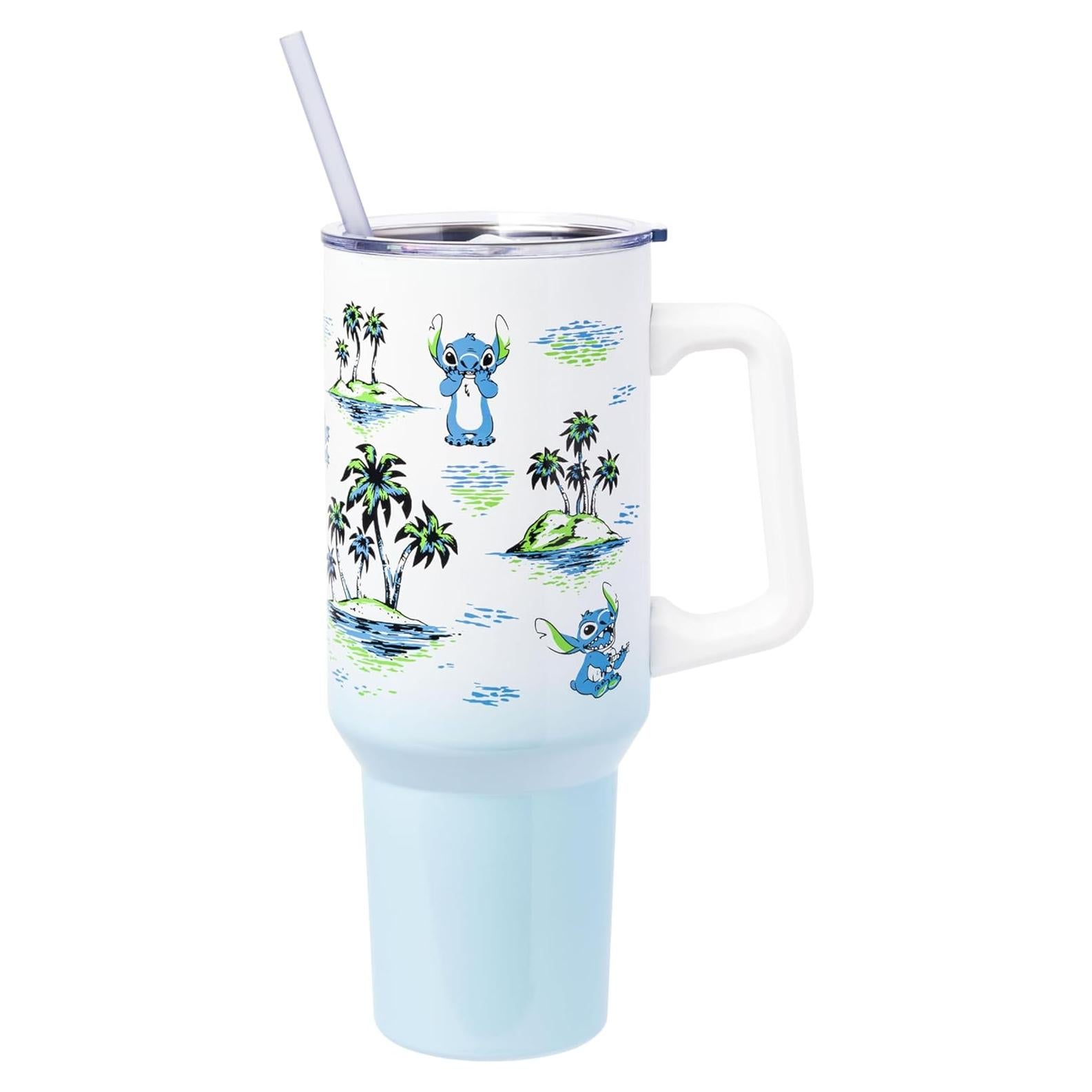 Vaso Acero Inoxidable Silver Buffalo Lilo y Stitch 1.18L