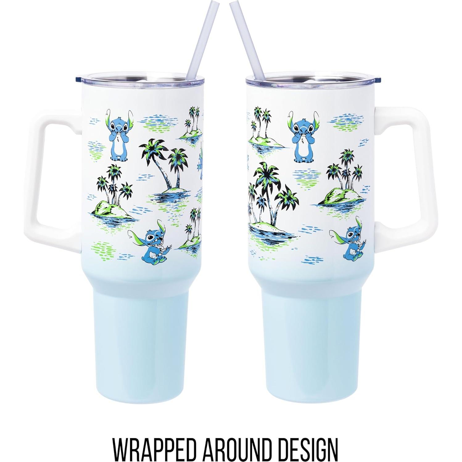 Vaso Acero Inoxidable Silver Buffalo Lilo y Stitch 1.18L