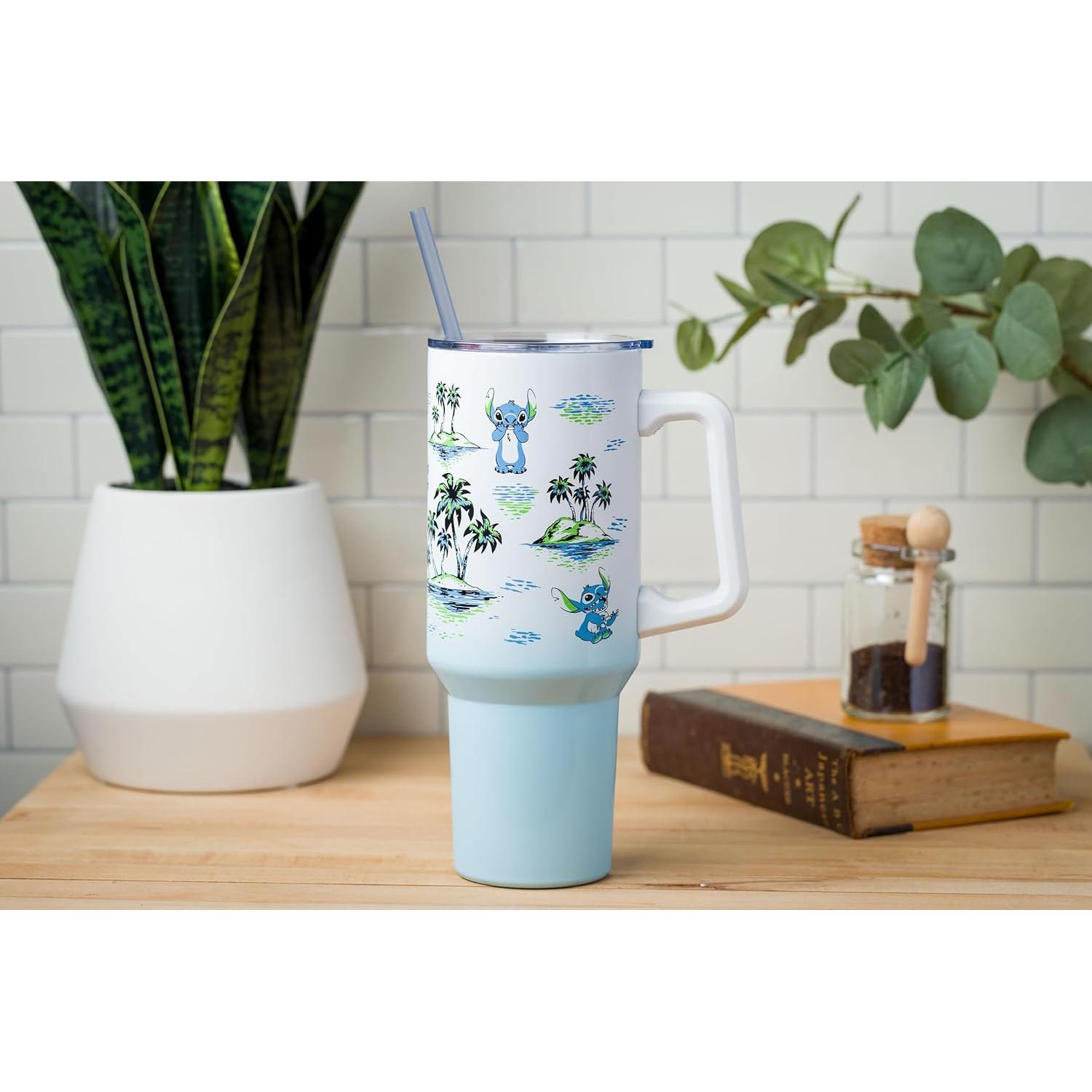 Vaso Acero Inoxidable Silver Buffalo Lilo y Stitch 1.18L