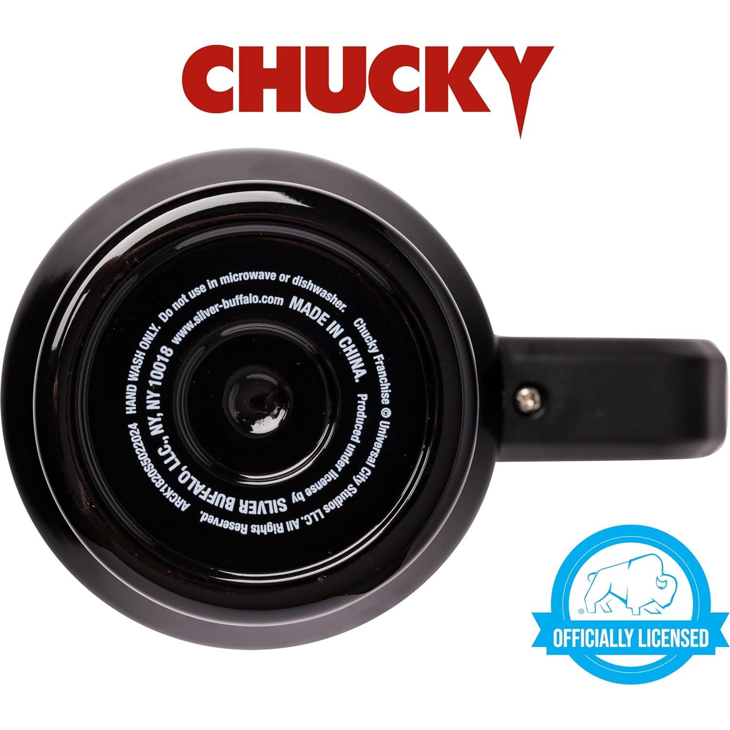 Vaso Acero Inoxidable Silver Buffalo Chucky 1,18L con Popote