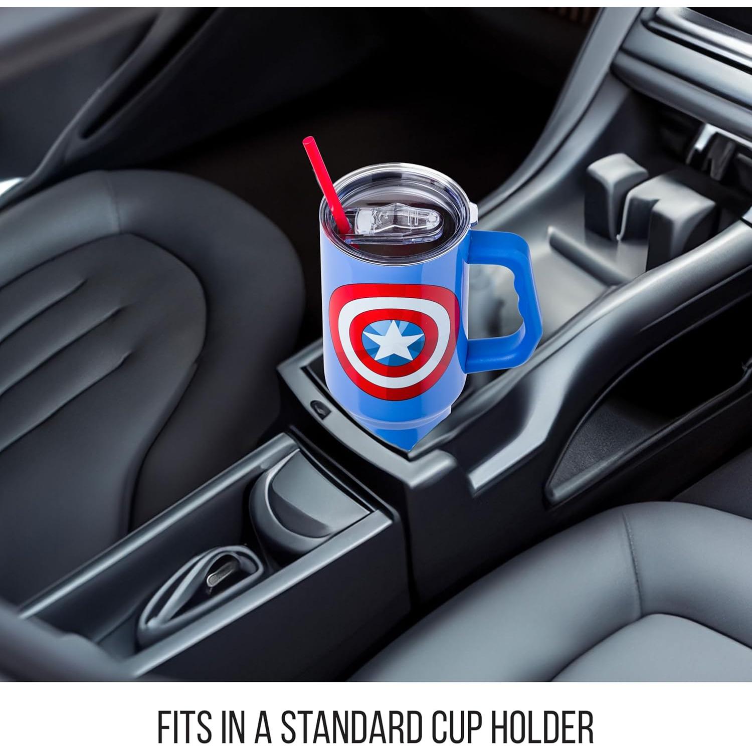 Vaso Acero Inoxidable Silver Buffalo Capitán América 1,18L