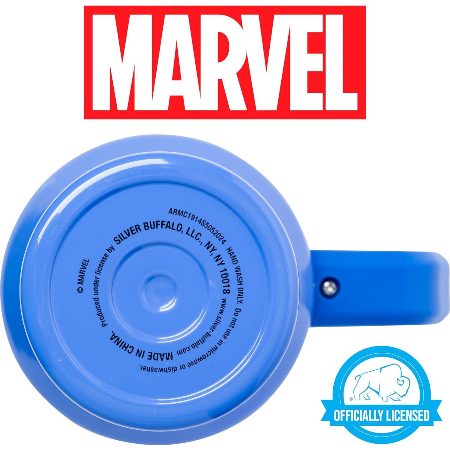 Vaso Acero Inoxidable Silver Buffalo Capitán América 1,18L