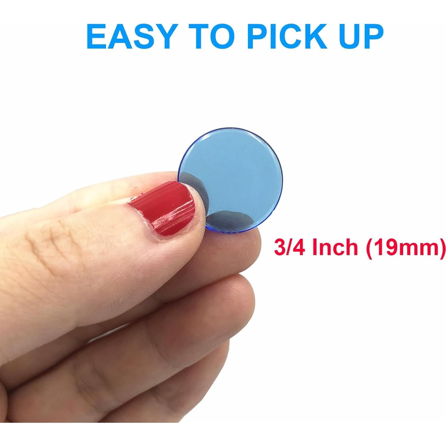 Fichas de Bingo Transparentes Yuanhe 500 Piezas 1.9 cm