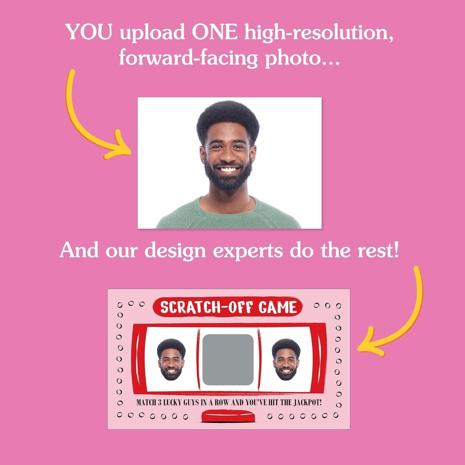 Tarjetas de Rascar Big Dot of Happiness - Suerte en el Amor - 22 Unidades