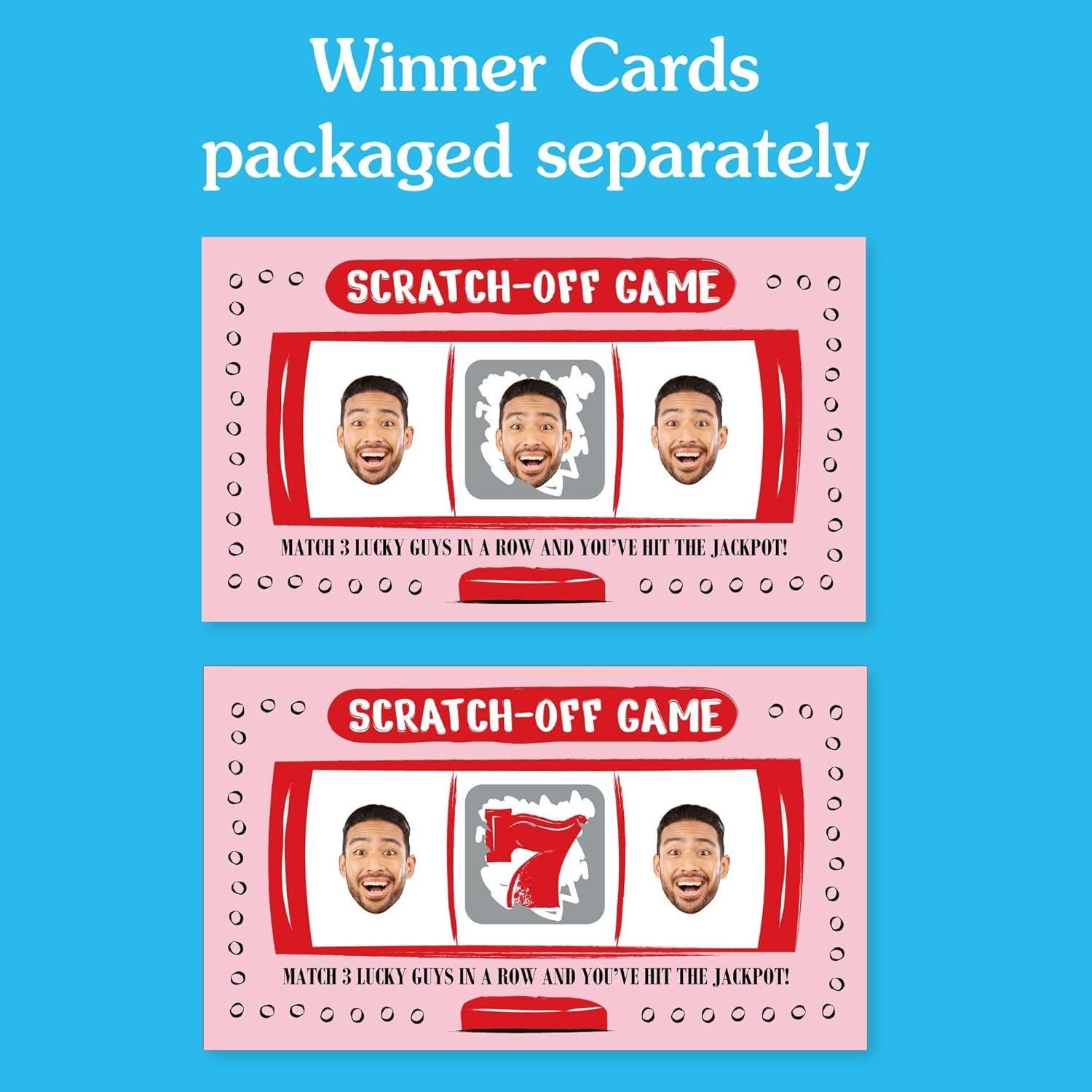 Tarjetas de Rascar Big Dot of Happiness - Suerte en el Amor - 22 Unidades