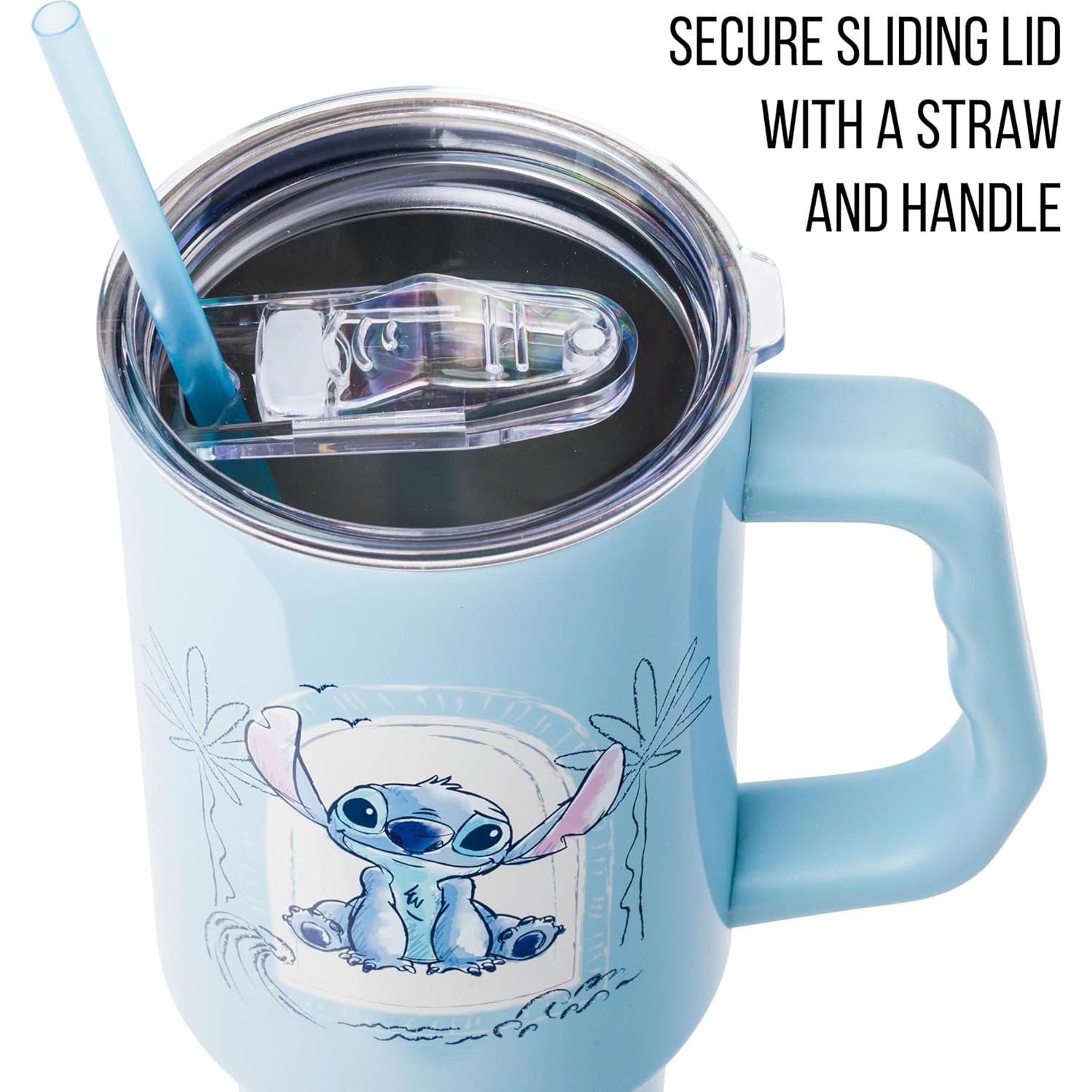 Taza Acero Inoxidable Disney Lilo y Stitch 1.18L Tropical