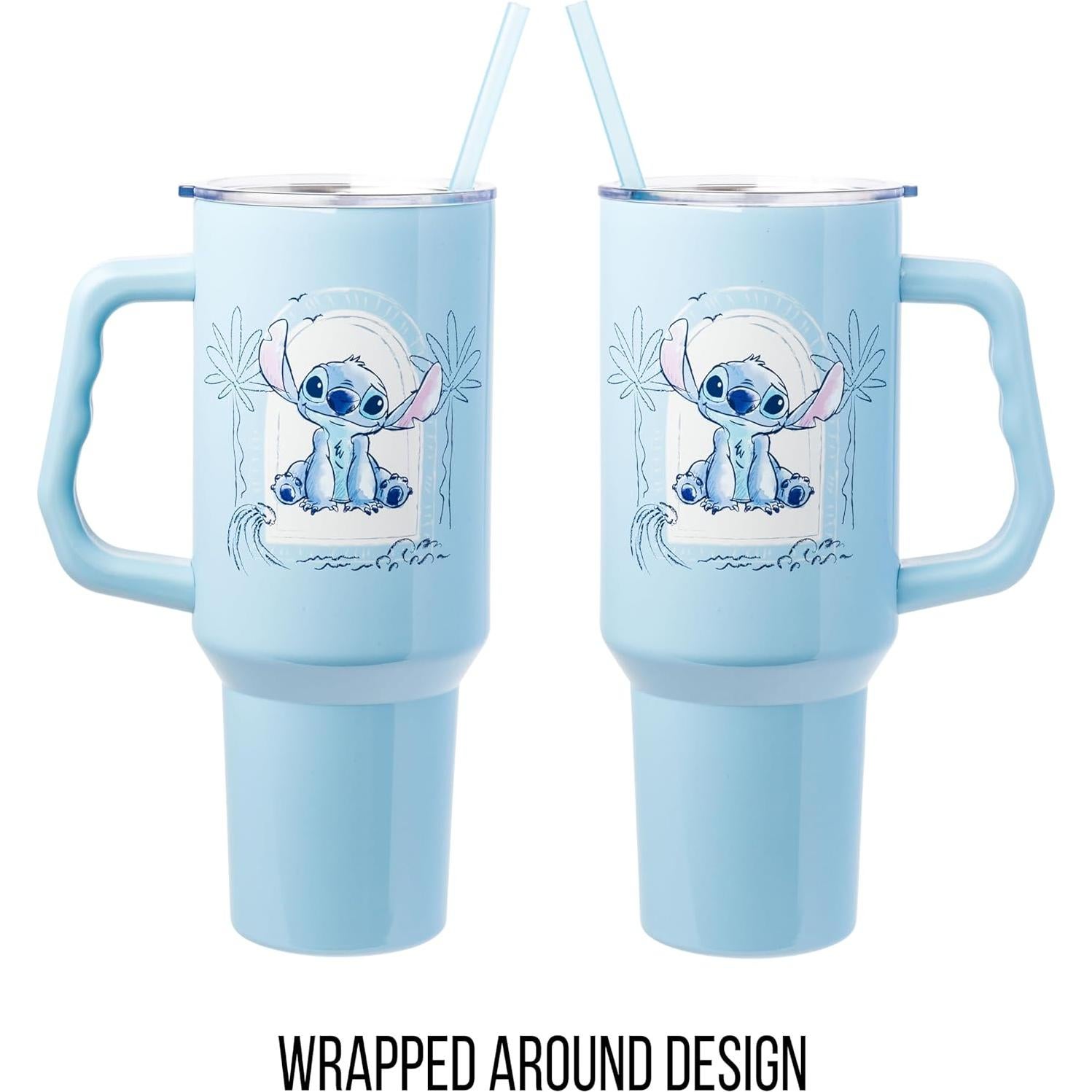 Taza Acero Inoxidable Disney Lilo y Stitch 1.18L Tropical