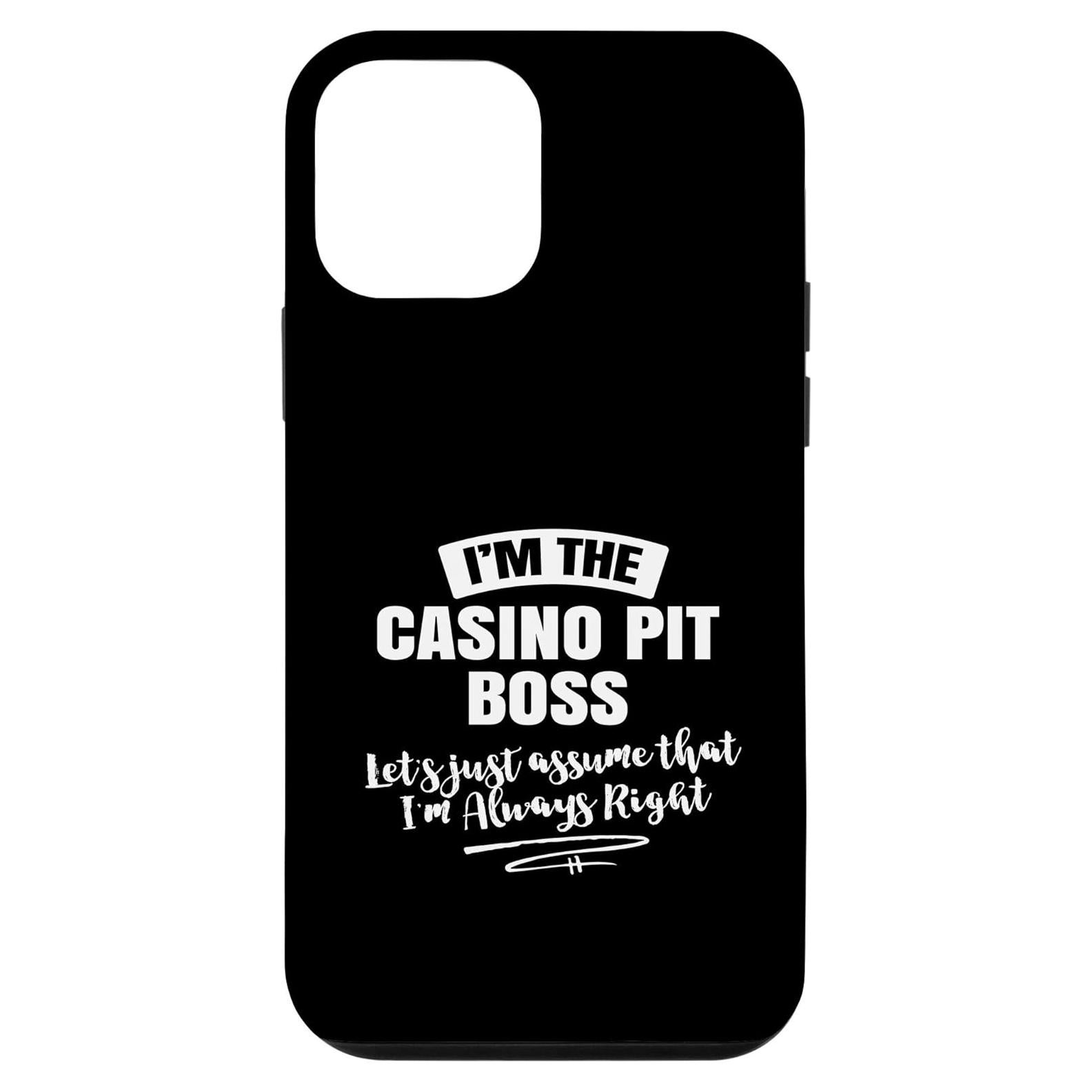 Funda protectora para iPhone 12 mini Casino Pit Boss