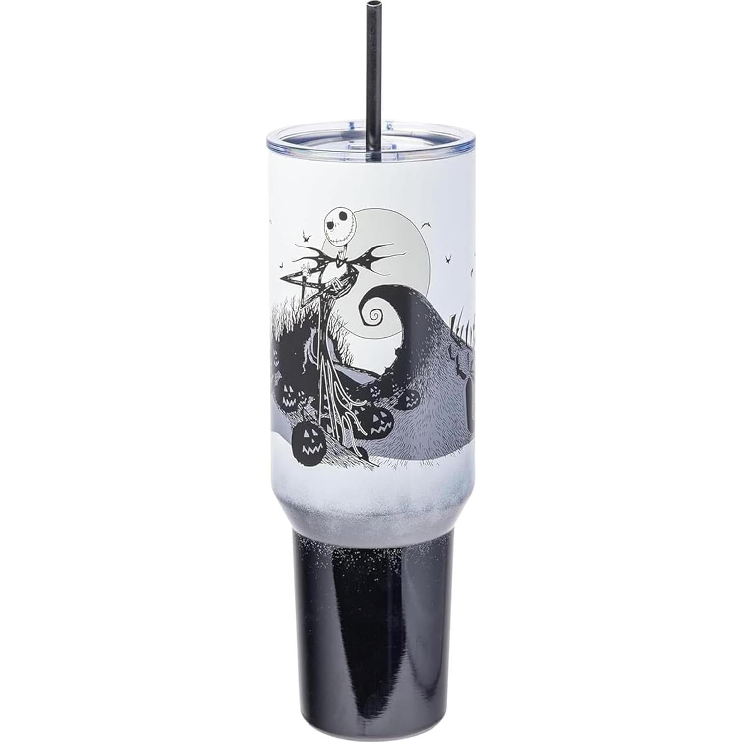 Vaso de Acero Inoxidable Silver Buffalo 1,18L Jack Skellington