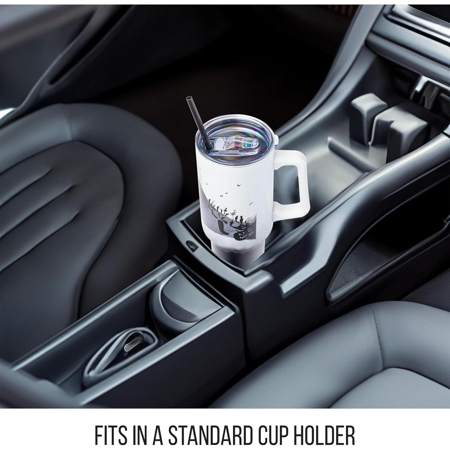 Vaso de Acero Inoxidable Silver Buffalo 1,18L Jack Skellington